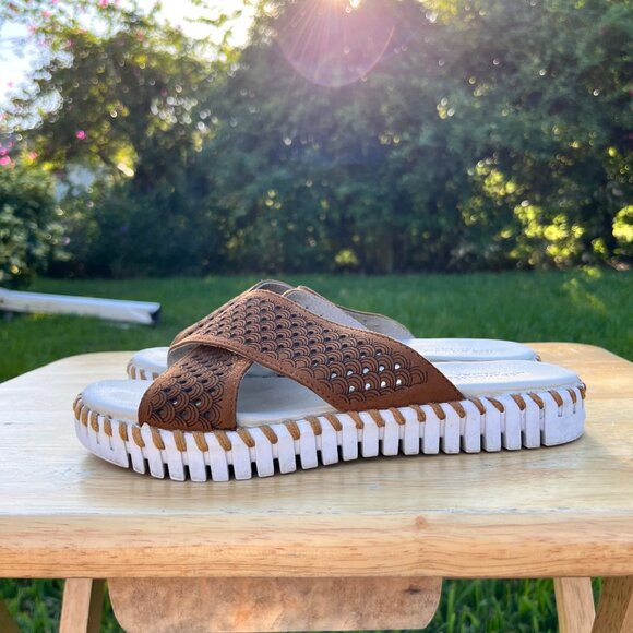 Ilse Jacobsen Hornbaek Tulip 1475 Sandals Size 37 / US 6.5 - Picture 4 of 7